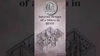 Interior Design of a Mikvah in Revit | BIM Workflow & Planning #revit #bim #architecture #interio