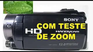 filmadora com o melhor pre&ccedil;o sony handycam optical zoom com infravermelho e vis&atilde;o noturna hdr-cx550