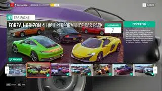 Forza Horizon 4 Car Packs