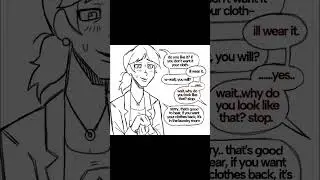 Abaddon gets a bath and new clothes pt 2||Haunted hotel comic dub|| made by suyilz_ on TikTok||