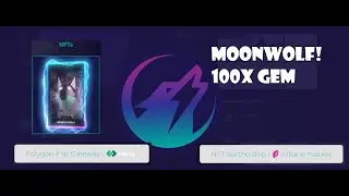 Moonwolf is a 100x gem- Polygon/matic network nft meme coin