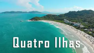 A Praia de Quatro Ilhas &eacute; incr&iacute;vel - Bombinhas - Santa Catarina