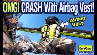 Is Motorcycle AIRBAG Vest Needed? CRASH With Airbag Vest!