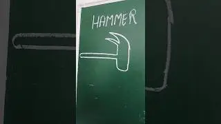 how to draw hammer 🔨with easy tricks #viral #hammer #art #drawing #subscribe #youtubeshorts #youtube