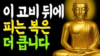 이 고비를 끝까지 견디면 복으로 인생이 달라집니다   부처님 말씀   불교명언   석가모니 지혜