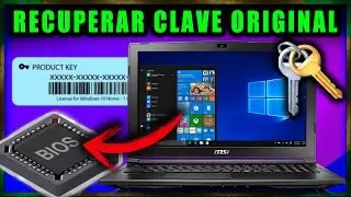 💻 Windows 10 | Como recuperar tu clave / licencia original de f&aacute;brica (BIOS)😯 ✅