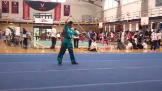 Ann Chang UCB Beginner Female Spear Wushu Collegiates 2012