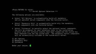 Установка: HP Tru64 UNIX 5.1B (AXP)