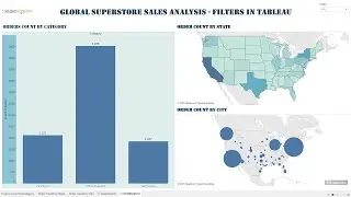 Global Superstore Sales Analysis - Filters and Map Visuals in Tableau   Beginner Friendly Tutorial