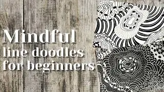 Mindful line art doodles