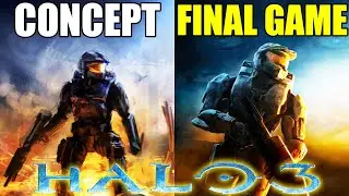 Концепт-арт Halo 3 против финальной игры