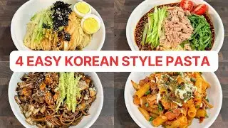 4 Korean Noodle Recipes&hellip; Using Pasta?! So Easy, So Good! 🍝