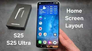 Samsung S25 / S25 Ultra - How to Change Home Screen Layout ( App Drawer or Home Screen Only)