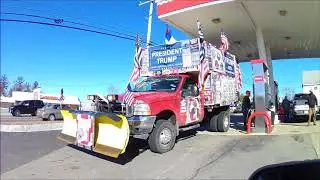 Flag Waving American's for Trump MAGA
