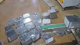 Square/round Tin Can Production Line of Square Can Lid Cover Steel container Making Machineheavyduty
