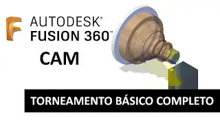 Fusion 360 CAM - Torneamento básico completo
