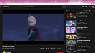 LET IT GO 1000X SPEED 500x2 500 SPEED: PLAYBACK SPEED =2