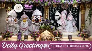 Deity Greetings | Guru Puja | CC Adi Lila 13.33-39 Class by HG Vamsi Dhari Das - 01.02.2026