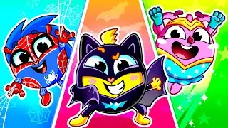 Cute Little Superhero Friends! 💫🦸 Kids Songs 🐱 Muffin Socks