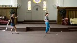 LED Whips Practice Session