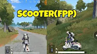 Driving The New Scooter & Tukshai In FPP Mode|Pubg Mobile