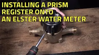 Metron Prism register installation on Elster water meter