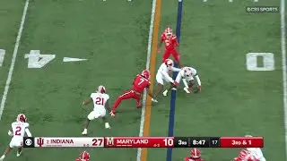 Devan Boykin with the FUMBLE RETURN TD vs. Maryland | Indiana Football | 11/1/25