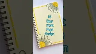 easy front page design/border design/cover page design/#assignment #art #viral #viralvideo