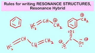 Resonance structures - allylic and benzylic carbocation, carbonate, carboxylate, and 1,3-butadiene