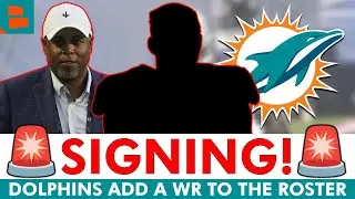 Miami Dolphins SIGN A WR Following The Tyreek Hill Injury | Dolphins News