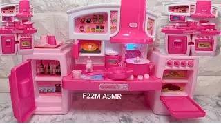 9 Minutes Satisfying with Unboxing Pink Household Complete Kitchen Accessories Set | ASMR