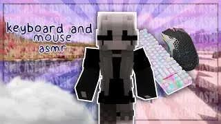 keyboard and mouse asmr // solo bedwars