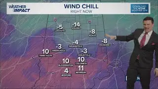 Frigid start for Indiana, more snow and even colder air ahead