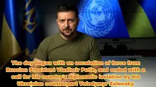 Russian President Vladimir Putin isolation by Ukrainian