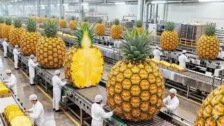 Inside the Factory: How Delicious Dried Pineapple Is Made | Full Process