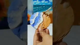 Mini sea beach make by clay 🏖️..#diy #craft #youtubeshorts #foryou #sea #beach #craftideas #shorts