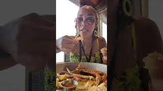 Ножки снежного краба с чесночным маслом Mukbang 🦀🦀🦀 @Carnival