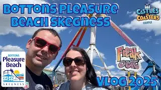 SKEGNESS BOTTONS PLEASURE BEACH VLOG 2025 | Brand new Jurassic Resurrection On-ride POV | Review |