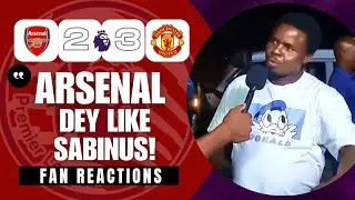 ARSENAL 2-3 MAN UNITED | PREMIER LEAGUE. 