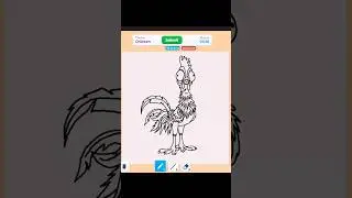 Drawing Chicken Line Art in Speed Draw Roblox #roblox #art #drawing #robloxshorts #robloxedit
