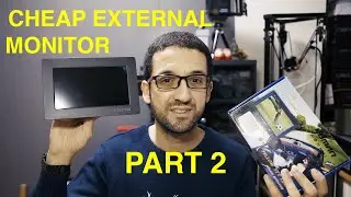 CHEAP external monitor REVIEW! - part 2