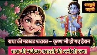 राधा की नटखट  शरारत – कृष्ण भी हो गए हैरान | Radha Krishna Leela Story | अनसुनी कहानी |राधा कृष्णा 