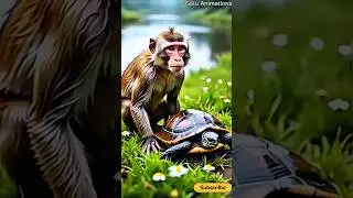 Naughty Monkey Saves Turtle's Life! 🐒 😱