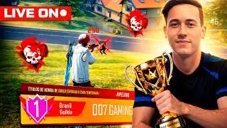 007 GAMING GUERRA DE GUILDAS TOP 1 🔴 FREE FIRE AO VIVO 🔴 LEVELUP FF MOBILE
