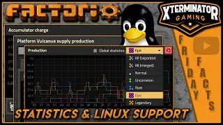 Факты пятницы Factorio №408: Улучшения статистики и поддержка Linux