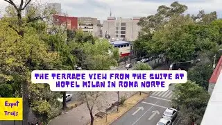 Hotel Milan in Roma Norte has a Suite on the Top Floor with a Large Terrace!