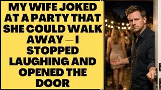 My Wife Joked at a Party That She Could Walk Away &mdash; I Stopped Laughing and Opened the Door
