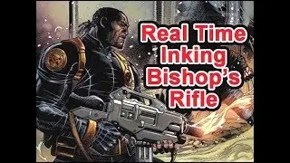 Bishops Rifle inking Marvel Comics Astonishing X-Men Jim Cheung Walden Wong