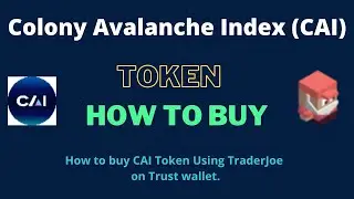 How to Buy Colony Avalanche Index Token (CAI) Using TraderJoe On Trust Wallet