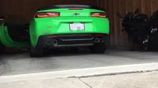 2017 Krypton Green Camaro SS 1LE Cold Start